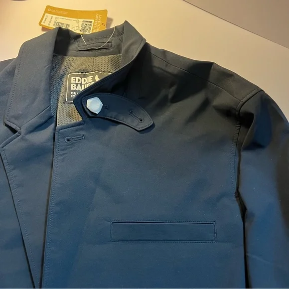 🆕Eddie Bauer Men’s Ultimate Voyager Travel Blazer – Size 44 - Picture 6 of 16